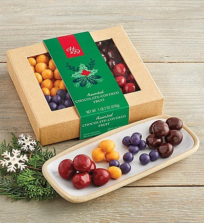 Holiday Chocolate-Covered Mixed Fruit